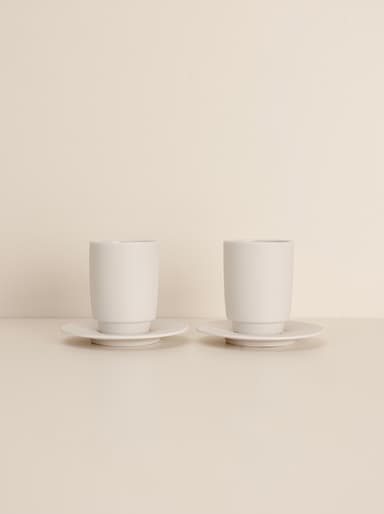 AGOBAY espresso cup with saucer set of 2